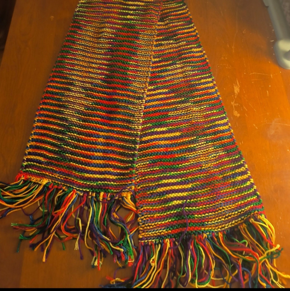 Winter handmade scarf